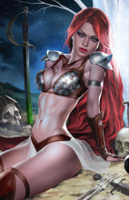 Load image into Gallery viewer, VAMPIRELLA #672 & RED SONJA DEATH & THE DEVIL #2 (JOSH BURNS VIRGIN SET OF 4)
