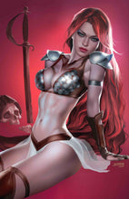 Load image into Gallery viewer, VAMPIRELLA #672 & RED SONJA DEATH & THE DEVIL #2 (JOSH BURNS VIRGIN SET OF 4)