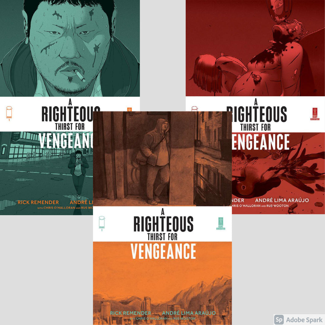 A Righteous Thirst for Vengeance #1 (Cover A, B and C Set)