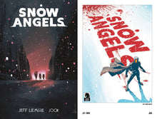 Load image into Gallery viewer, Snow Angels TPB Vol. 01 (McKelvie Bookplate signed by Lemire and Jock)