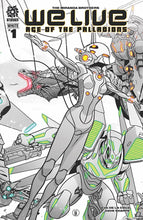 Load image into Gallery viewer, We Live Age of the Palladions #1 Black/White (Miranda Bundle Set 1)