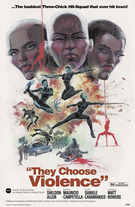 THEY CHOOSE VIOLENCE #1 (KYLE BAKER CVR B VARIANT)