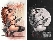 Load image into Gallery viewer, HEAT SEEKER COMBUSTION #4 - GUN HONEY (CEDRIC POULAT VIRGIN A &amp; B VARIANT SET)
