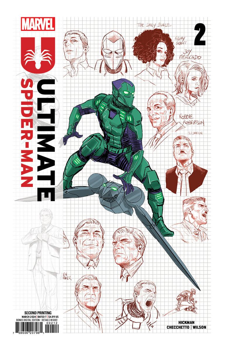 ULTIMATE SPIDER-MAN #2 - 2nd PRINT (MARCO CHECCHETTO VARIANT)