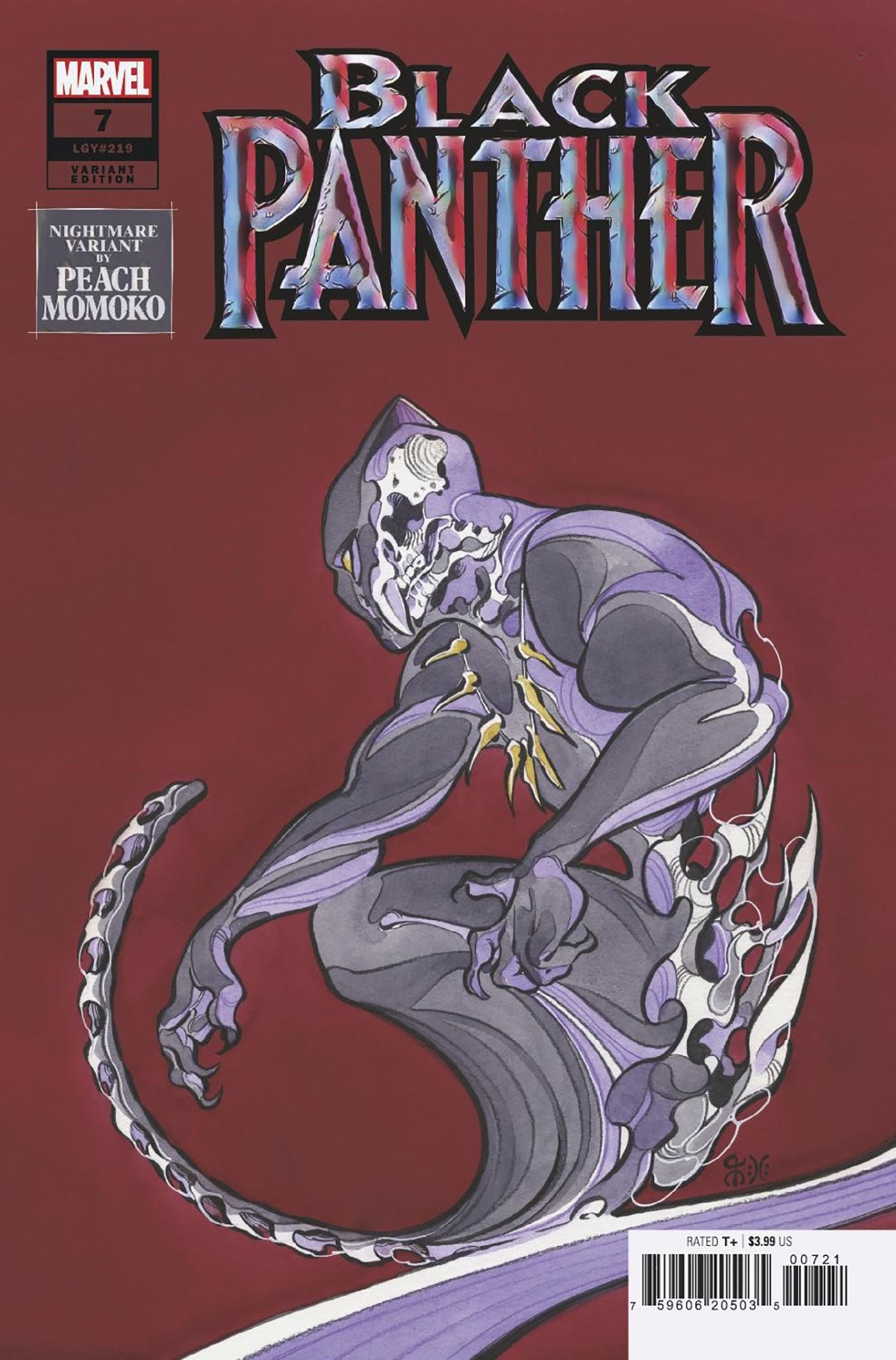 BLACK PANTHER #7 (PEACH MOMOKO NIGHTMARE VARIANT) – White Dog Comics