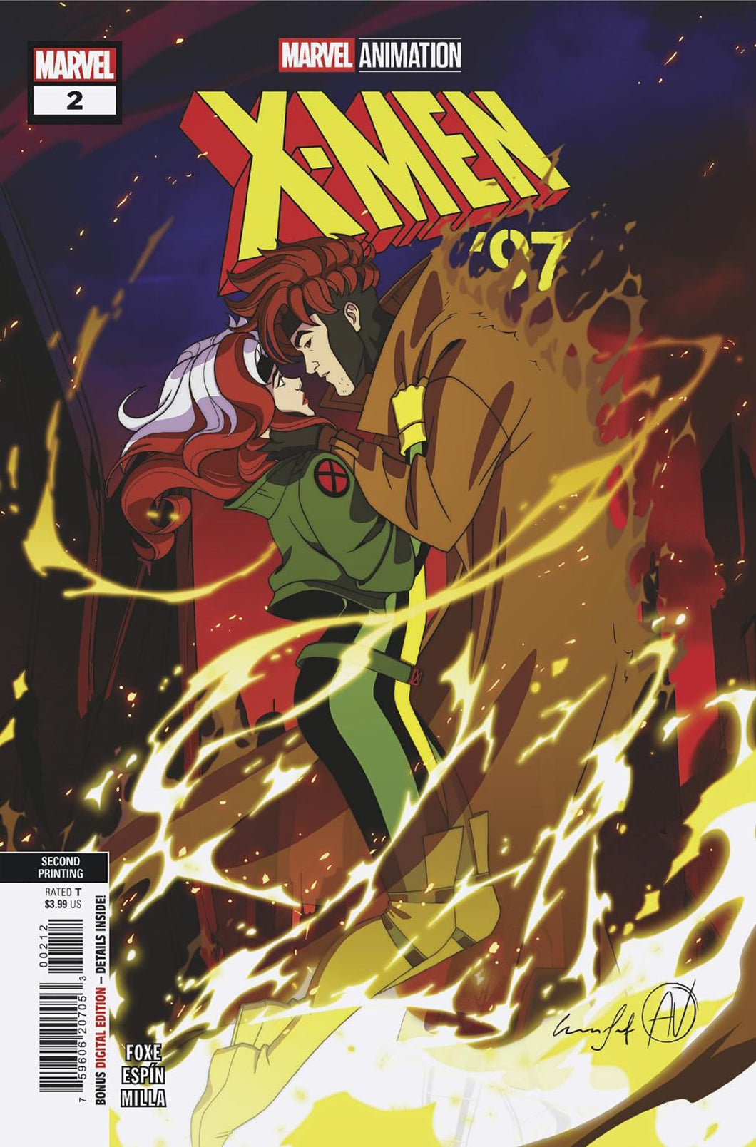 X-MEN '97 #2 - 2nd PRINT (MARVEL ANIMATION VARIANT)