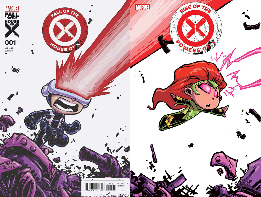 FALL OF THE HOUSE OF X #1 / RISE OF THE POWERS OF X#1 (SKOTTIE YOUNG VARIANT SET)
