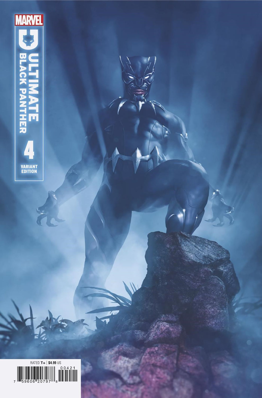 ULTIMATE BLACK PANTHER #4 (RAHZZAH VARIANT)