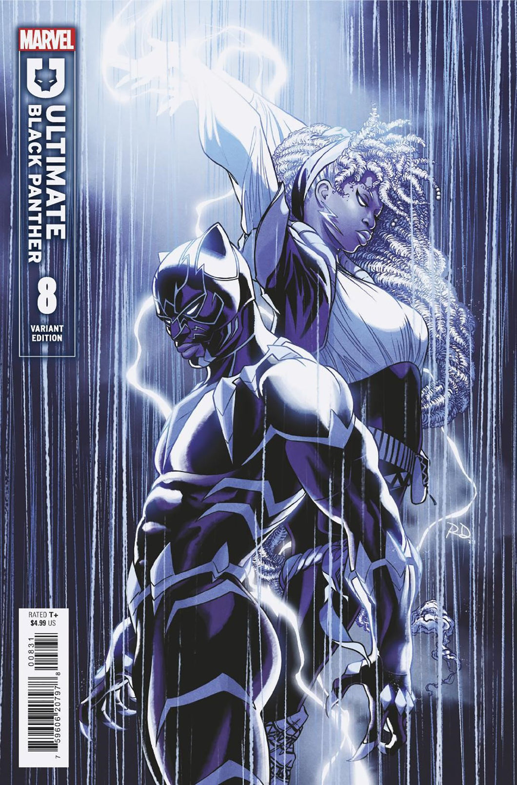 ULTIMATE BLACK PANTHER #8 (RUSSELL DAUTERMAN VARIANT)