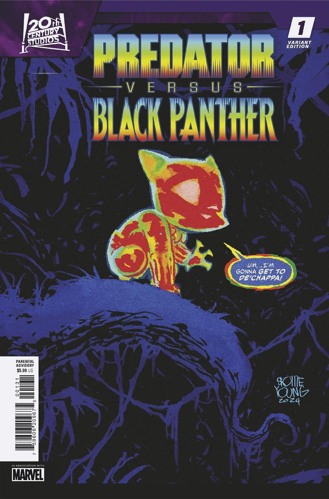 PREDATOR VS. BLACK PANTHER #1 (SKOTTIE YOUNG VARIANT)