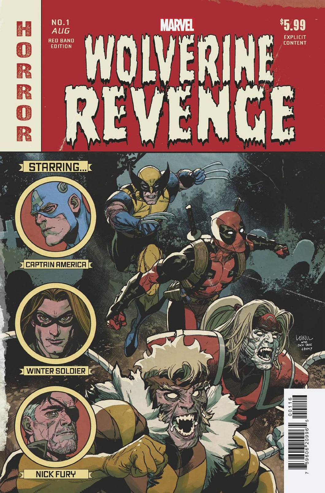 WOLVERINE: REVENGE - RED BAND #1 (INCENTIVE 1:25 LEINIL YU HOMAGE VARIANT)