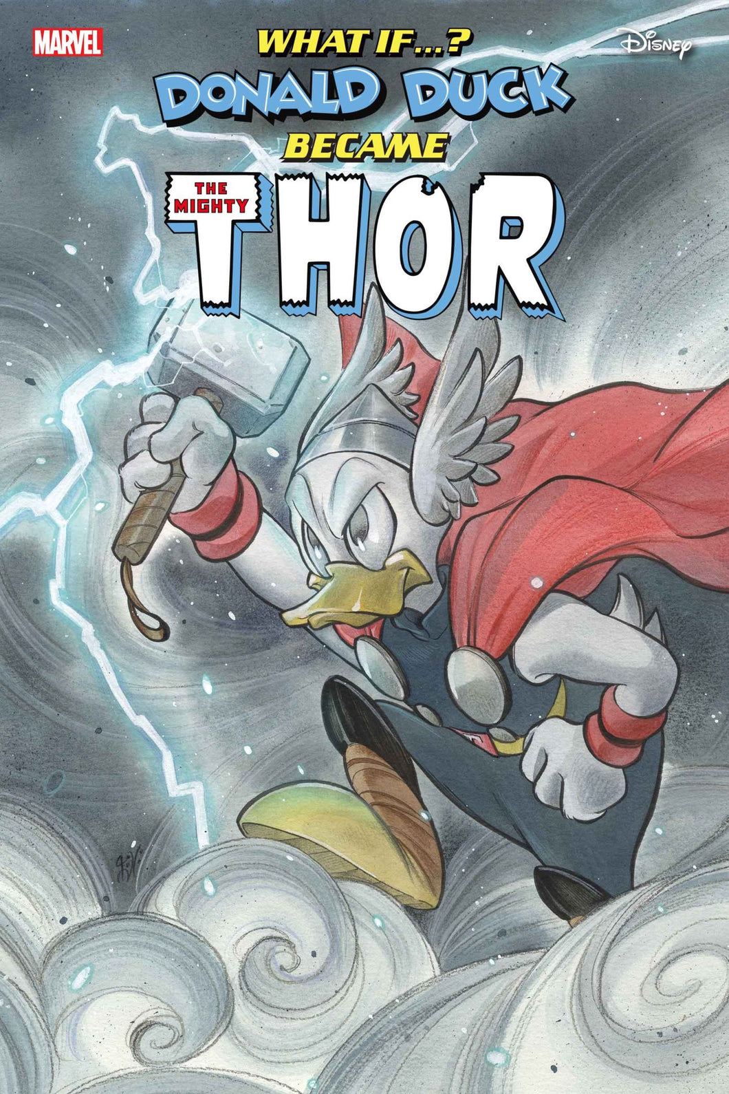 MARVEL & DISNEY: WHAT IF...? DONALD DUCK BECAME THOR #1 (PEACH MOMOKO VARIANT)