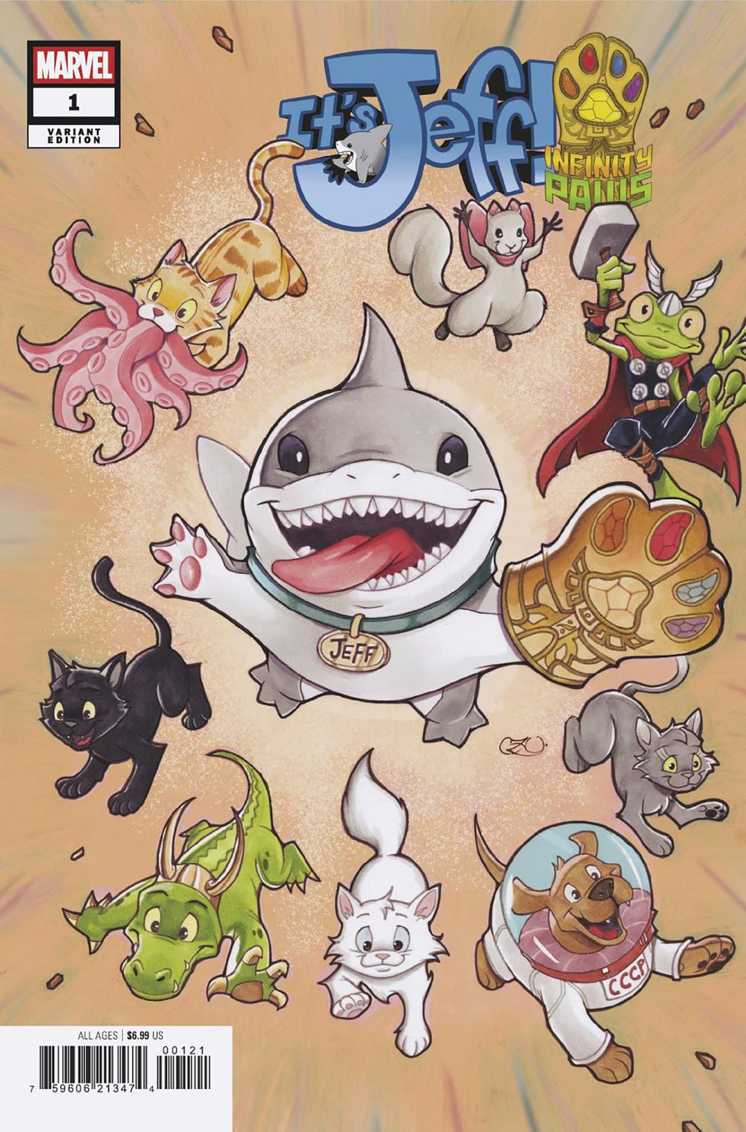 IT'S JEFF: INFINITY PAWS #1 (CHRISSIE ZULLO VARIANT)