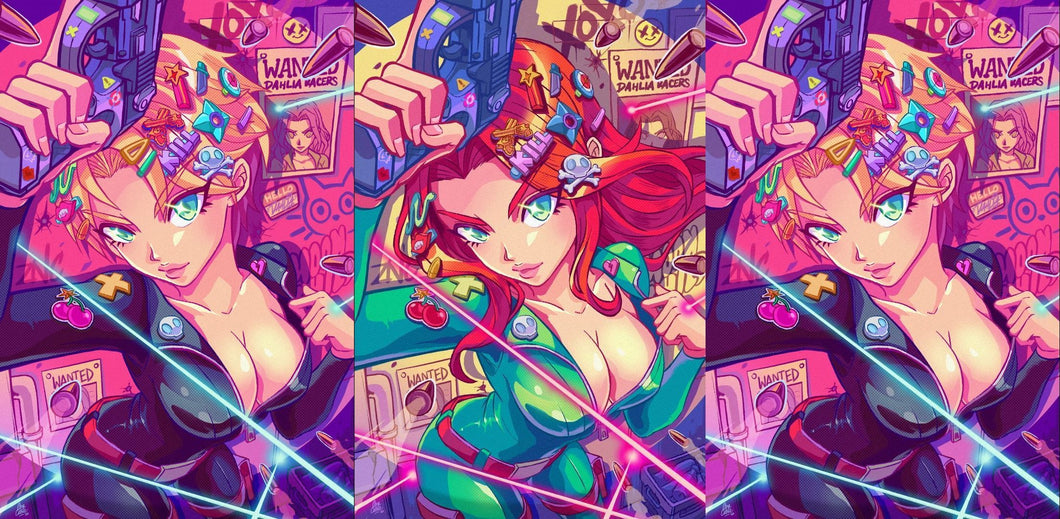 HEAT SEEKER EXPOSED #4 - GUN HONEY (ANACATHIE EMBOSSED RAISED METAL VIRGIN SET)