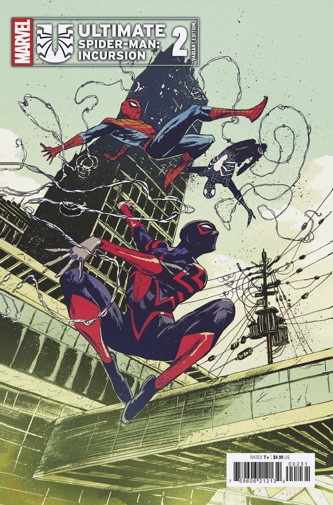 ULTIMATE SPIDER-MAN: INCURSION #2 (SANFORD GREENE VARIANT)
