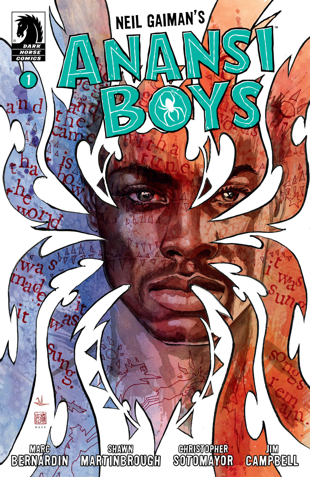 ANANSI BOYS I #1 (DAVID MACK COVER)