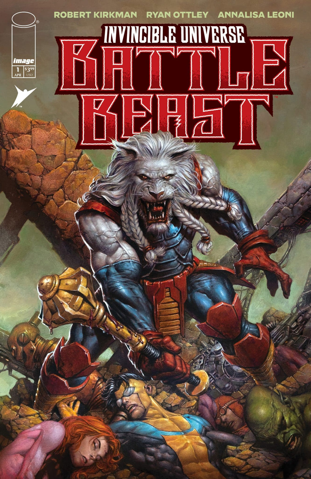 BATTLE BEAST #1 (DAVID FINCH B VARIANT)