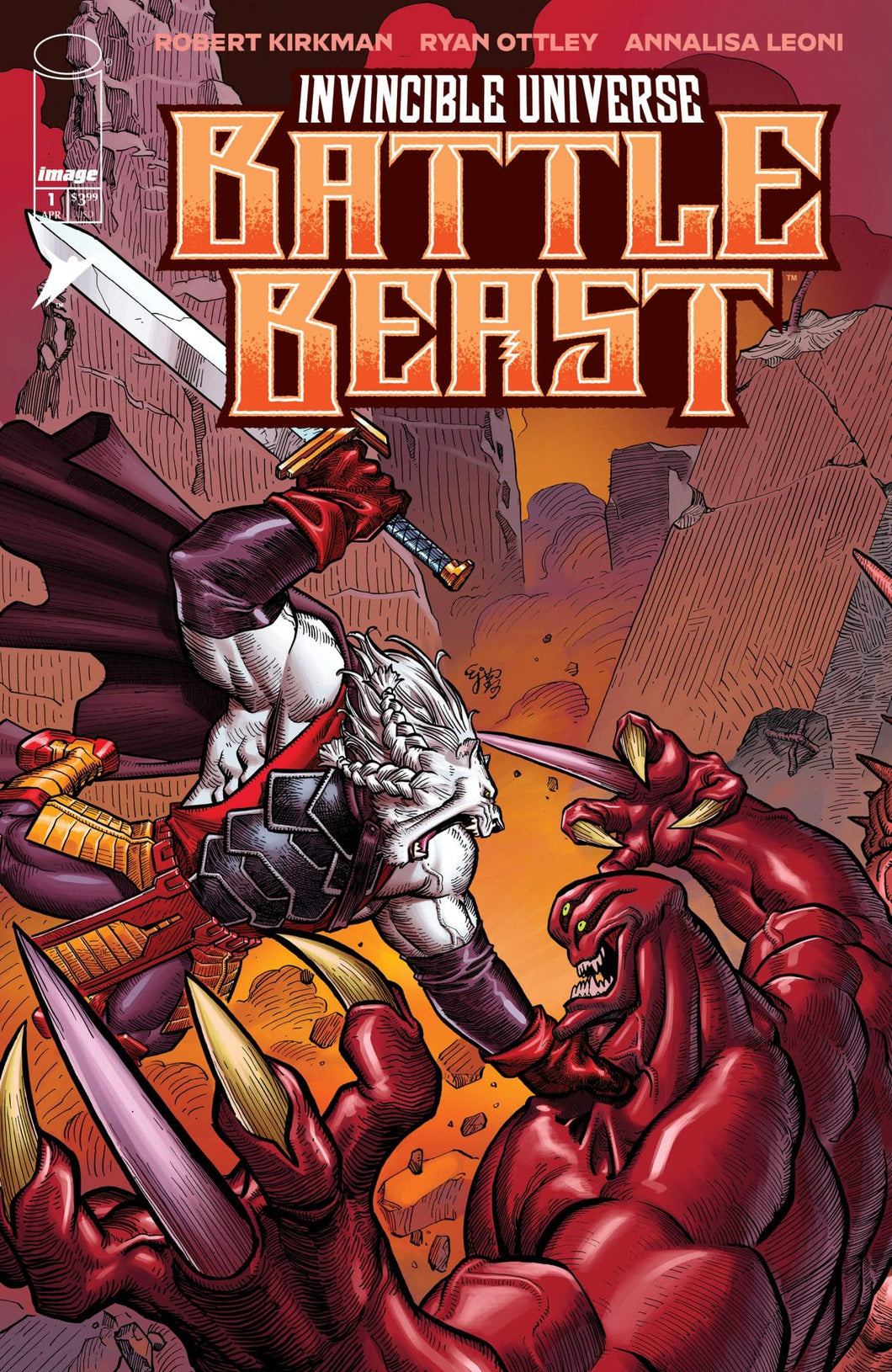 BATTLE BEAST #1 (INCENTIVE E.J. SU 1:10 VARIANT)