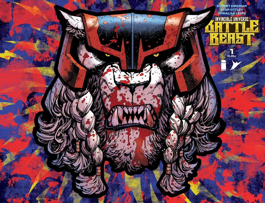 BATTLE BEAST #1 (FOIL DIE CUT MASK J VARIANT)