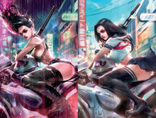 Load image into Gallery viewer, GUN HONEY COLLISION COURSE #2 (IVAN TAO - TOKYO NIGHT &amp; DAY WHITE METAL VIRGIN VARIANT SET)
