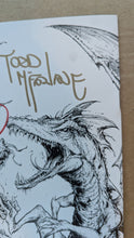 Load image into Gallery viewer, KNIGHTS VS SAMURAI #1 (INCENTIVE 1:50 TODD MCFARLANE &amp; DAVID DASTMALCHIAN B&amp;W SIGNED VIRGIN)
