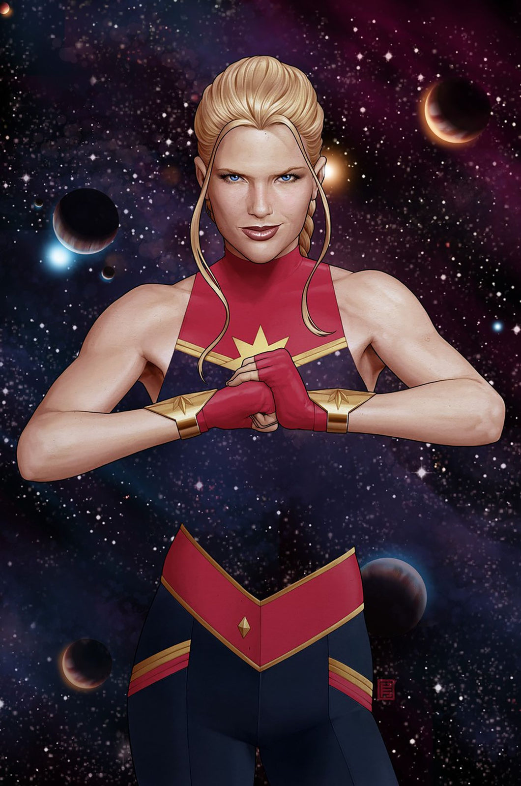 CAPTAIN MARVEL #1 - 2ND PRINT (JOHN TYLER CHRISTOPHER VIRGIN VARIANT)