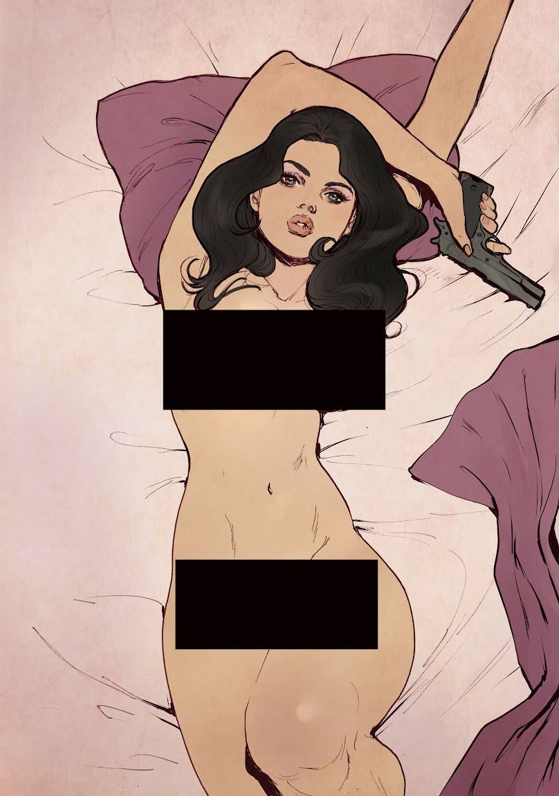 GUN HONEY COLLISION COURSE #1 (JASMIN DARNELL NUDE POLYBAGGED VARIANT)