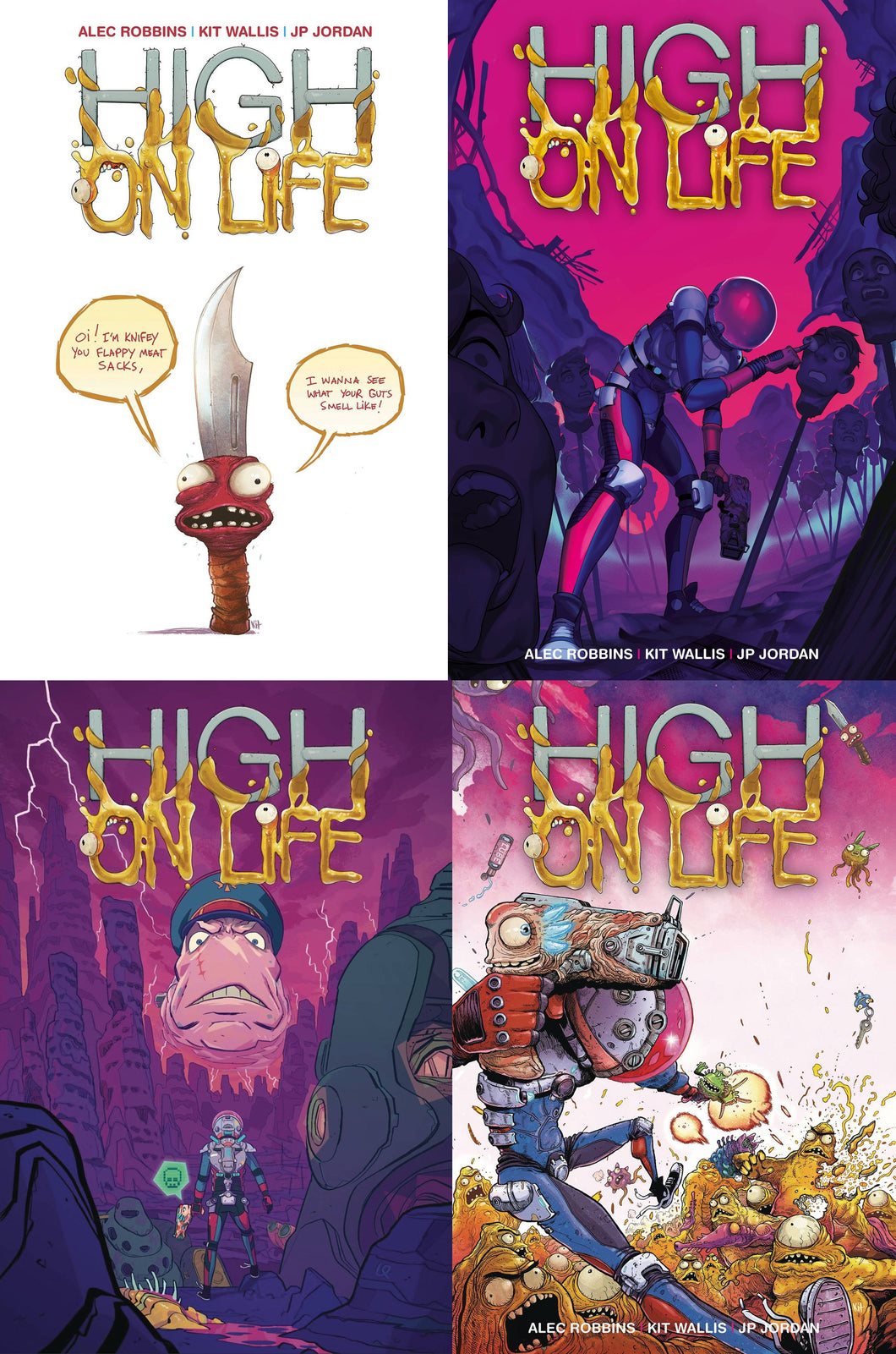 HIGH ON LIFE #1-4 PACK (KIT WALLIS + VARIOUS VARIANT)