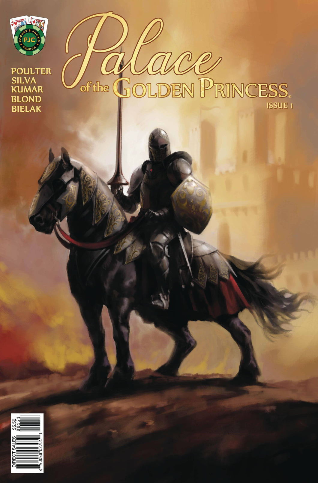 PALACE OF GOLDEN PRINCESS #1 (EDIANO SILVA ARMORED KNIGHT VARIANT)