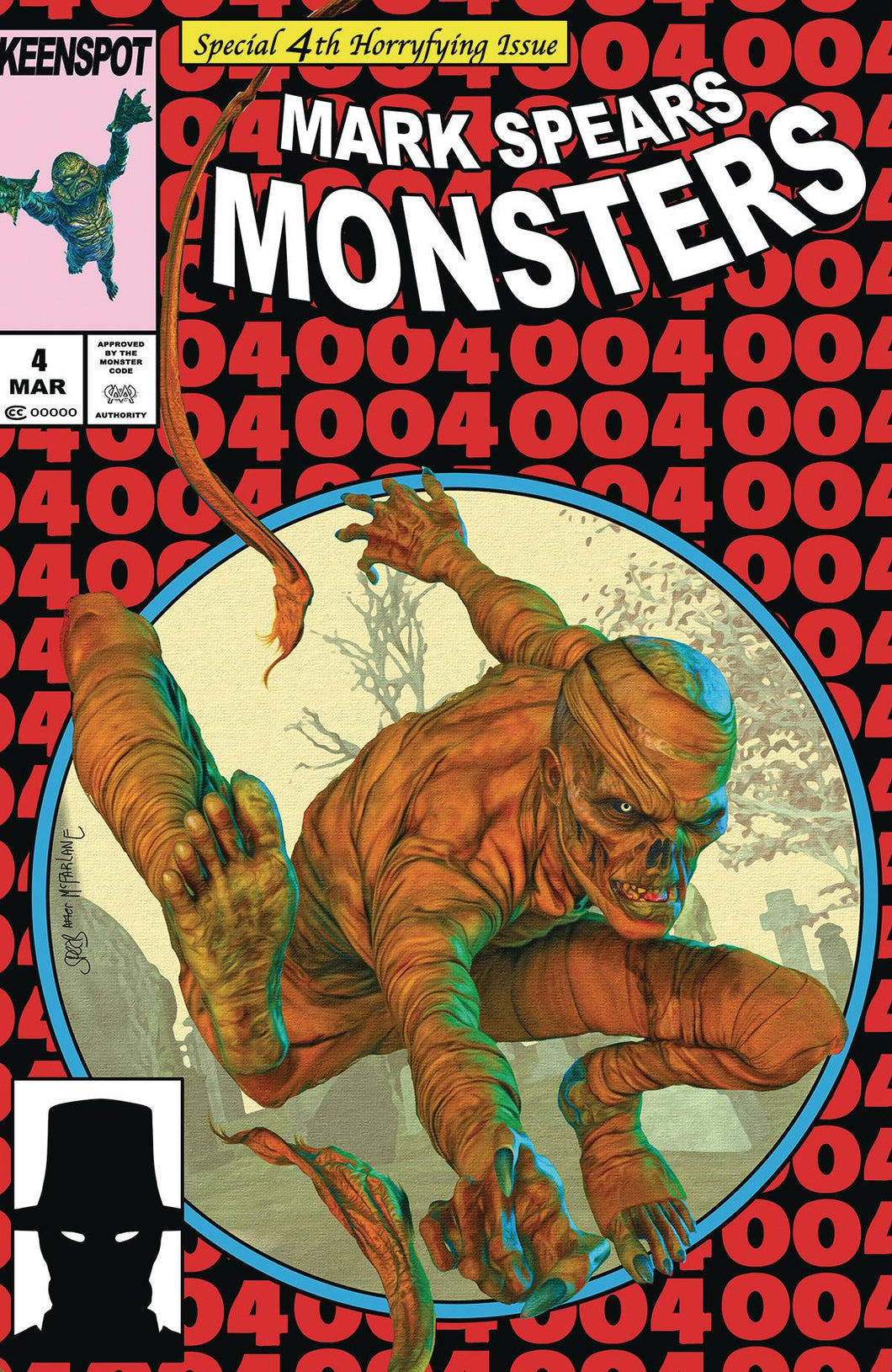 MARK SPEARS MONSTERS #4 (MARK SPEARS ASM #300 HOMAGE D VARIANT)