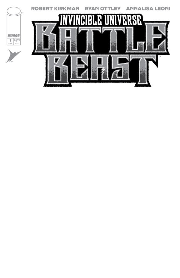 BATTLE BEAST #1 (BLANK SKETCH I VARIANT)