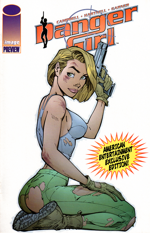 DANGER GIRL PREVIEW AMERICAN ENTERTAINMENT EDITION - 1997(J. SCOTT