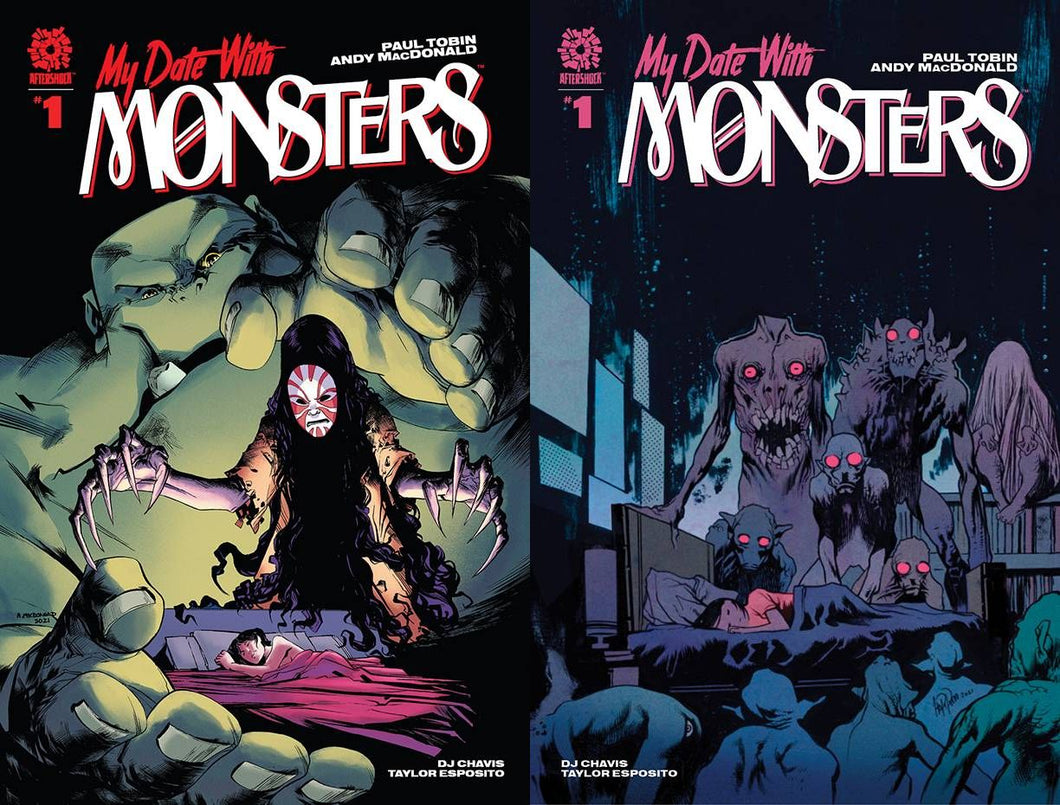 My Date With Monsters #1 (Cover A & B 1:15 Variant Set 1)
