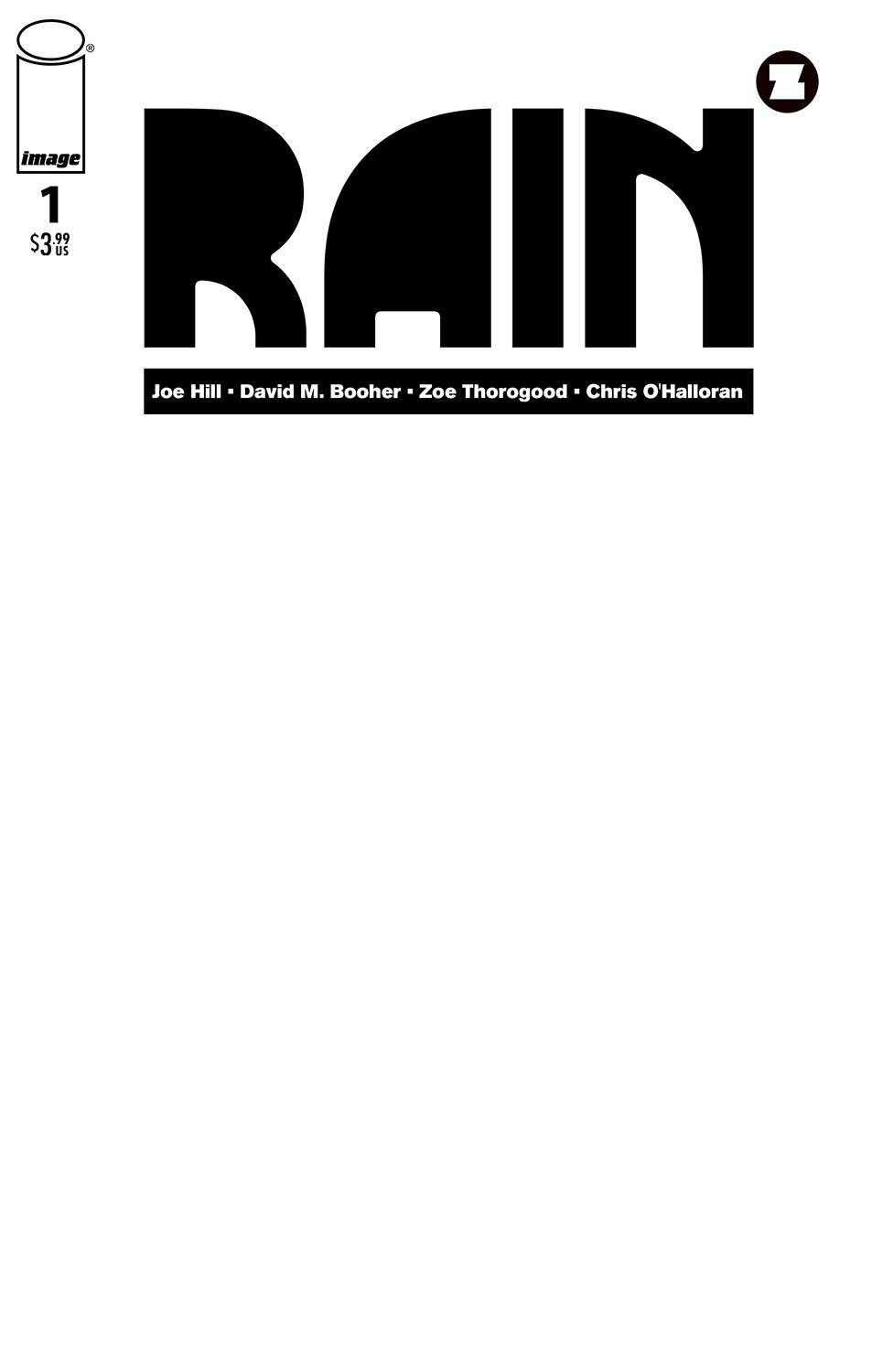 Joe Hill Rain #1 (Cover C - Blank)