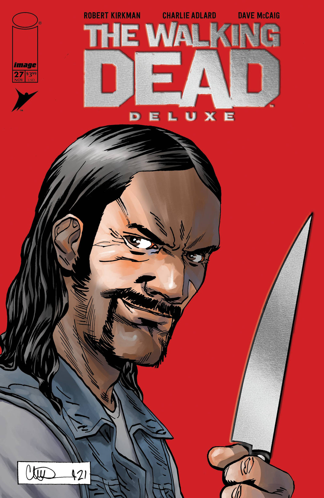 The Walking Dead Deluxe #27  (Cover LCSD - Adlard Foil)