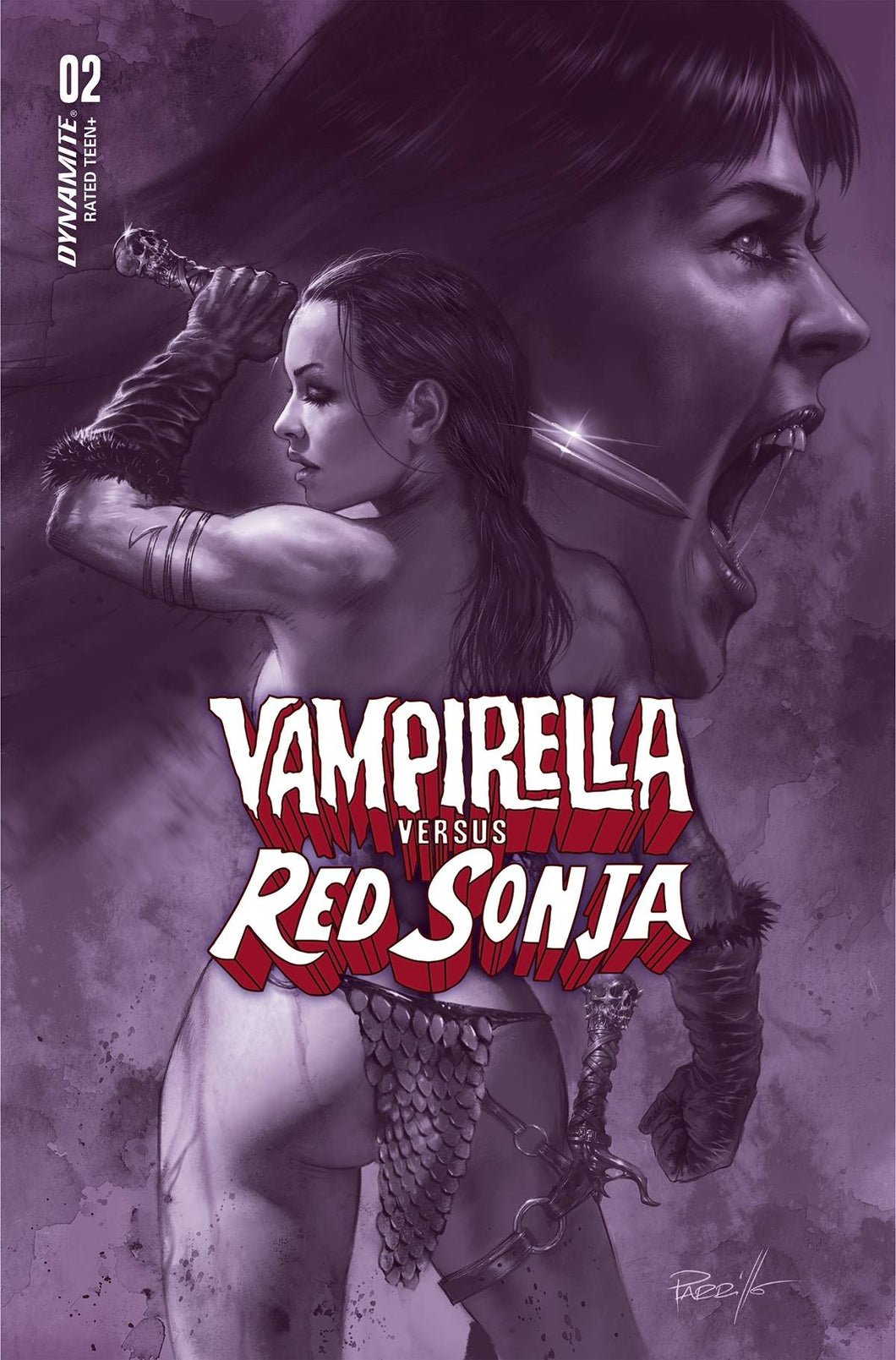 VAMPIRELLA VS RED SONJA #2 (INCENTIVE 1:10 PARRILLO TINT)